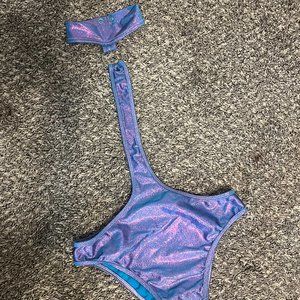 Holographic Purple Sparkle Rave Bottoms Music Festival Rolita Couture